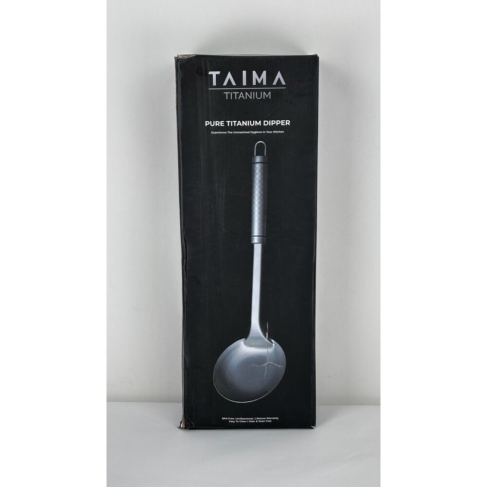 Taima Pure Titanium Dipper Kitchen Utensil New